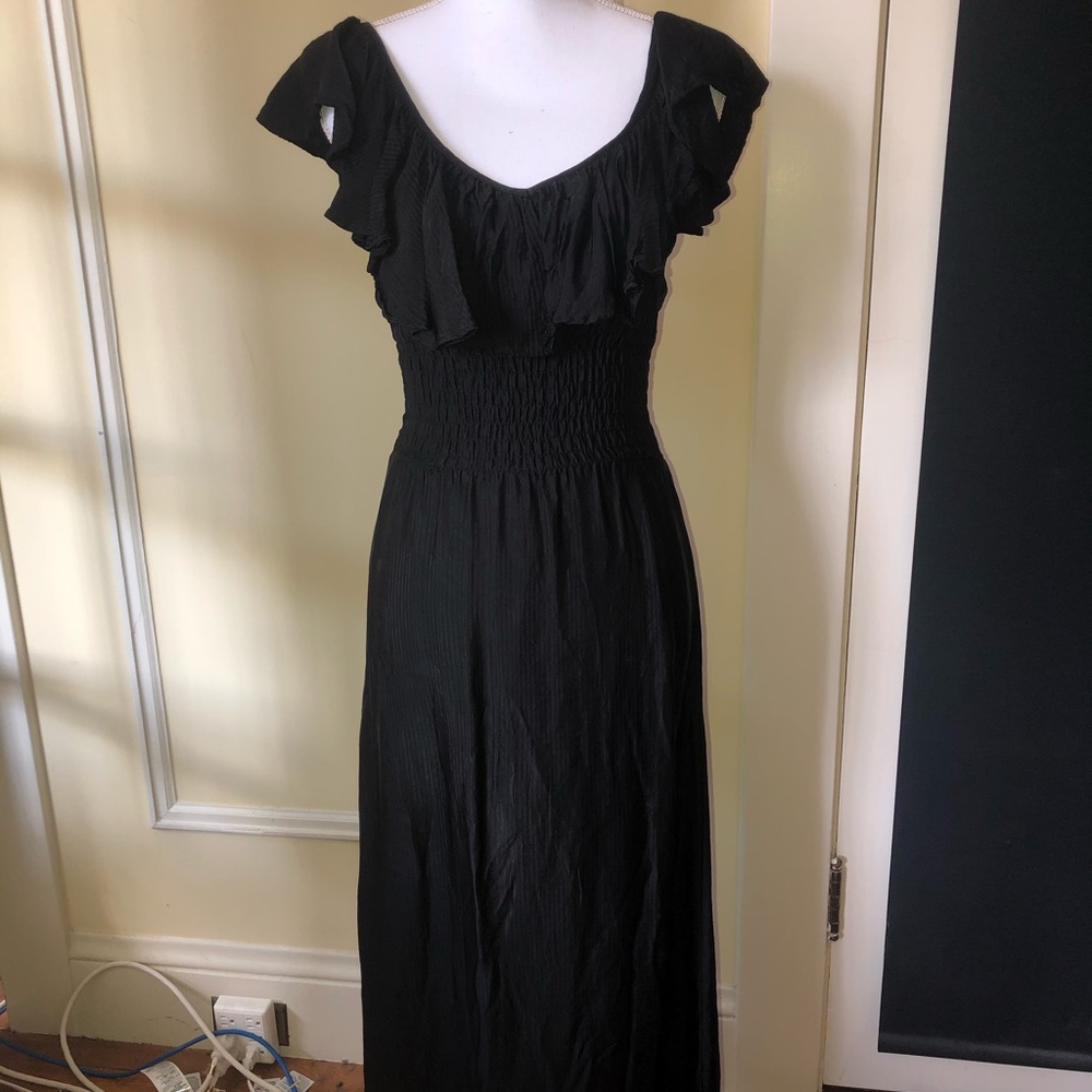 H&M Satin Black Dress